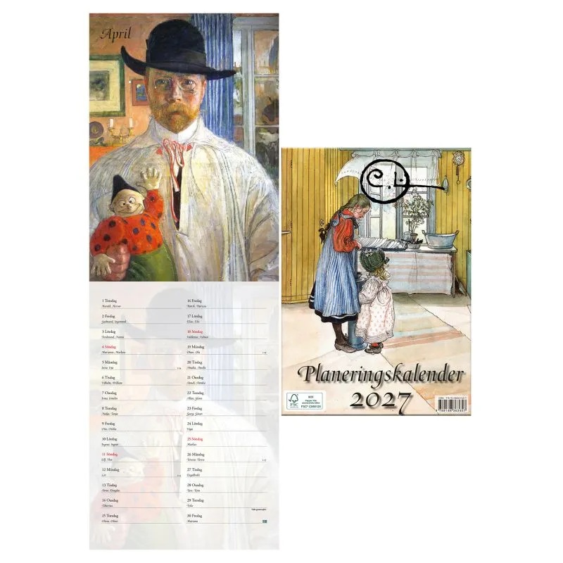 Carl Larsson planeringskalender 2027