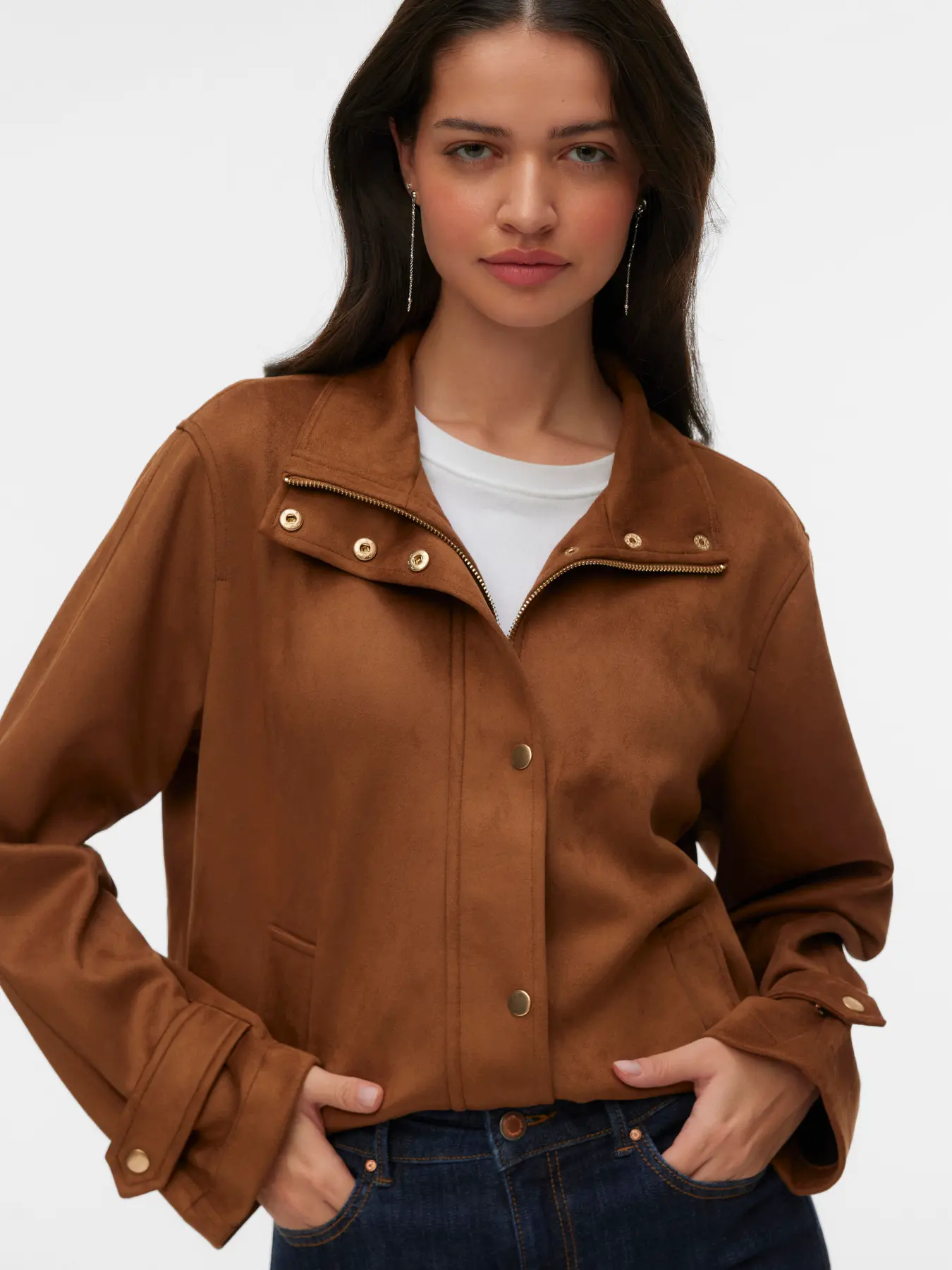 Vero Moda - Josemaja Jacka Cognac - 4