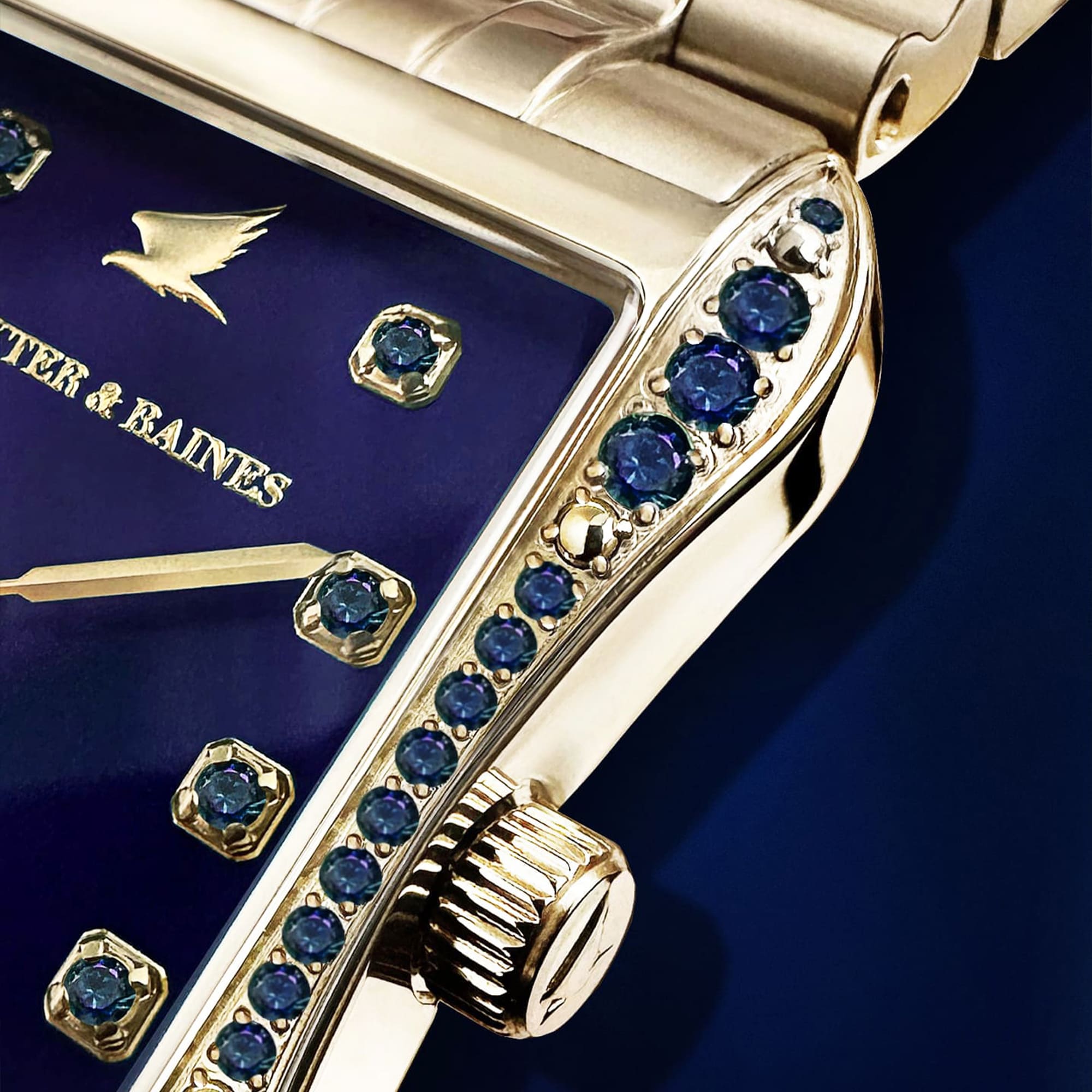 H&B Cronvas, Sapphire  & Gold - 4
