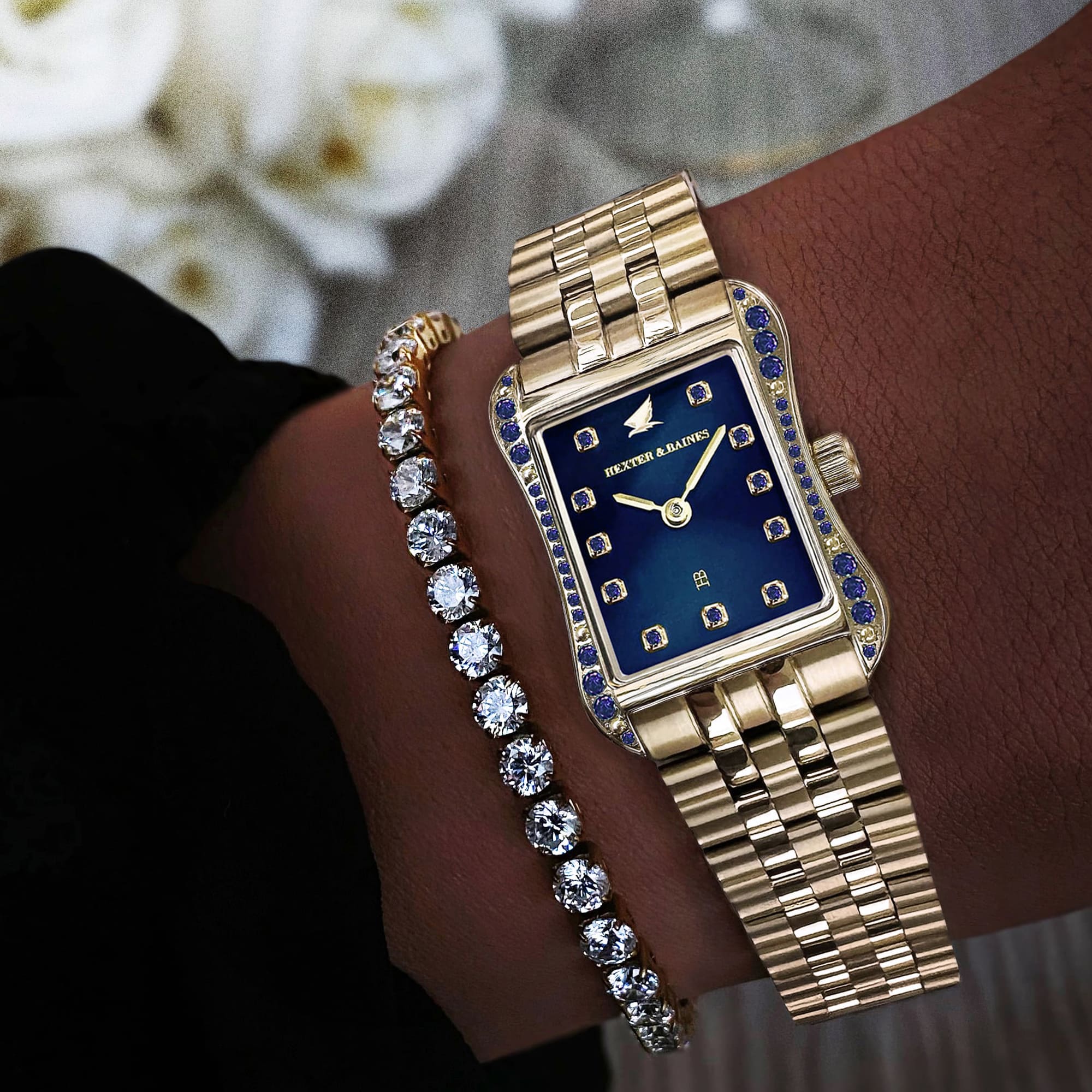 H&B Cronvas, Sapphire  & Gold - 8