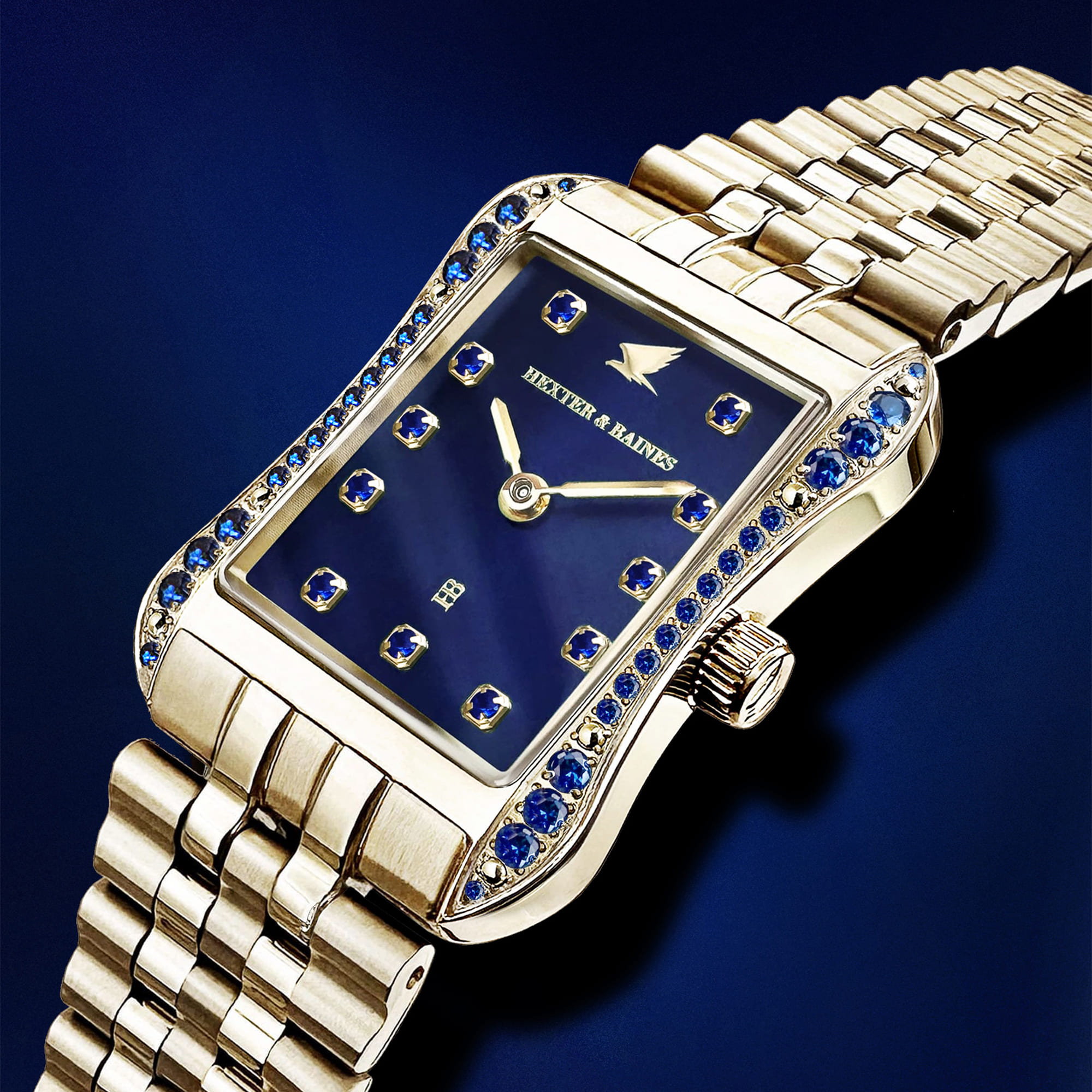 H&B Cronvas, Sapphire  & Gold - 2
