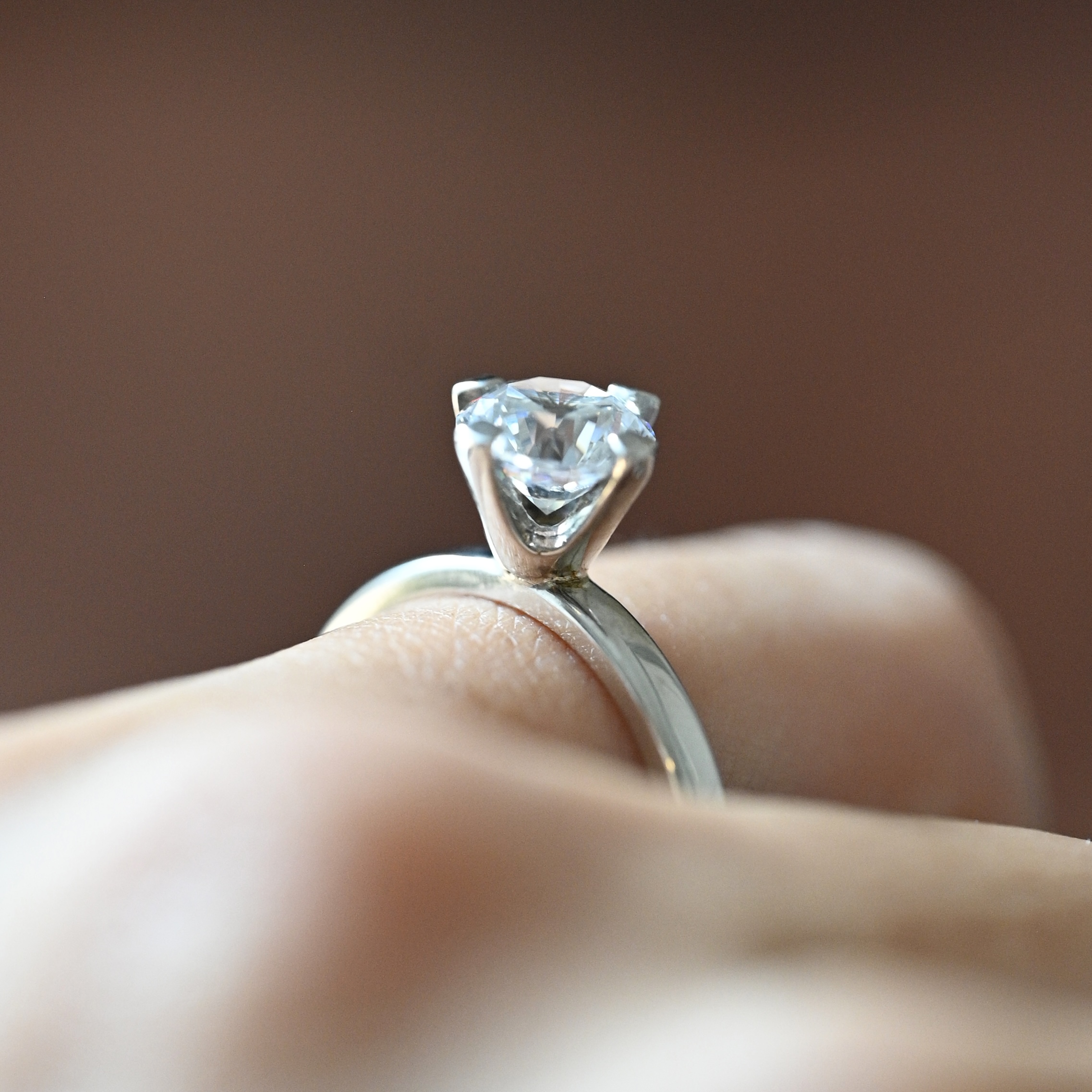 Ring solitär diamant 1,25 ct vitguld 18 karat 