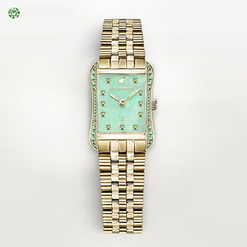 H&B Cronvas, Light Green & Gold