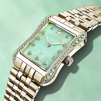 H&B Cronvas, Light Green & Gold