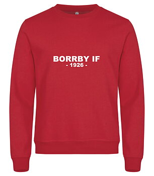 Supporter Sweatshirt  Enfärgtryck (Borrby IF)