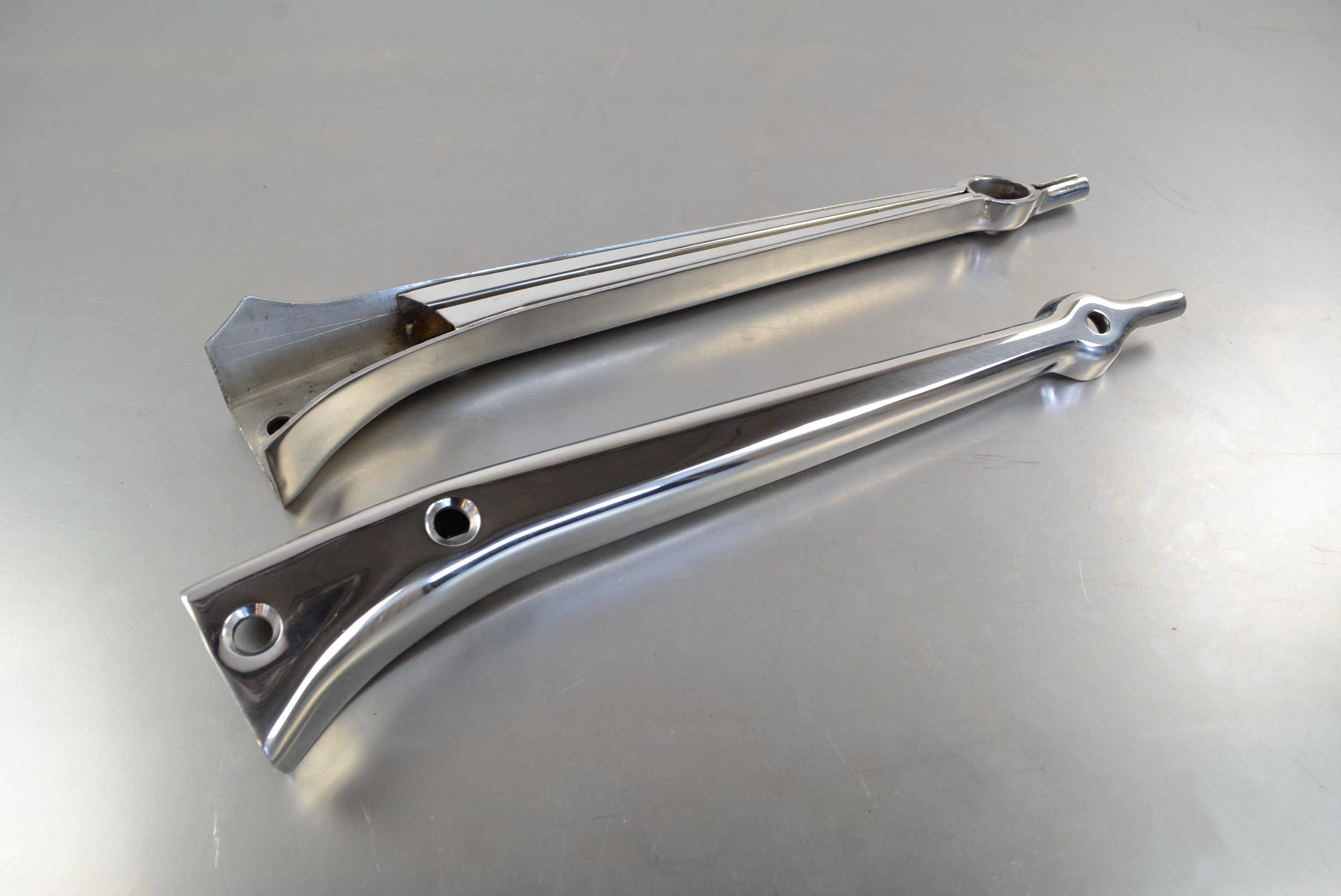 Vindrutestolpar 2" Chop A-Ford 28-29 Polerat Rostfritt 