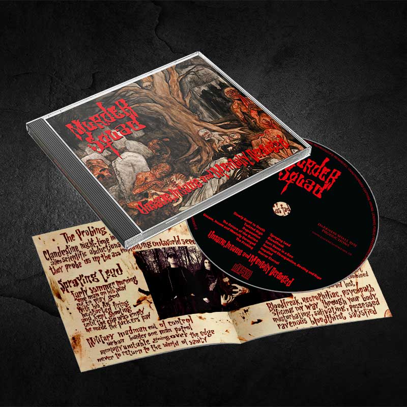 MURDER SQUAD - Unsane, Insane... CD + Hanging Mother T-shirt BUNDLE (PRE-ORDER) - 2