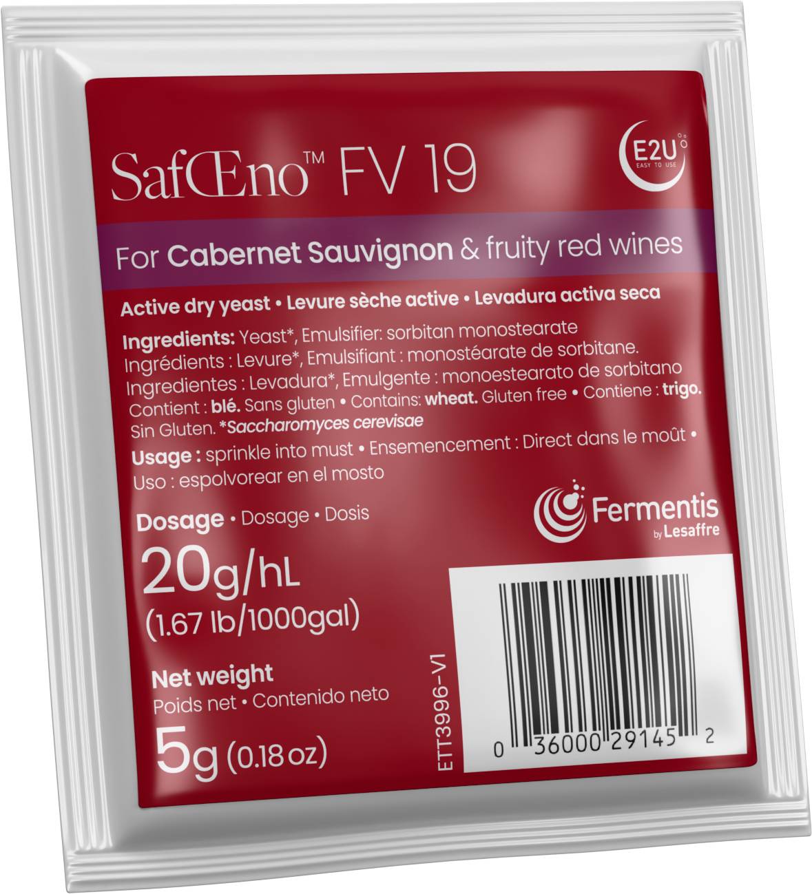 Fermentis SafOeno FV 19, 5 g - 2