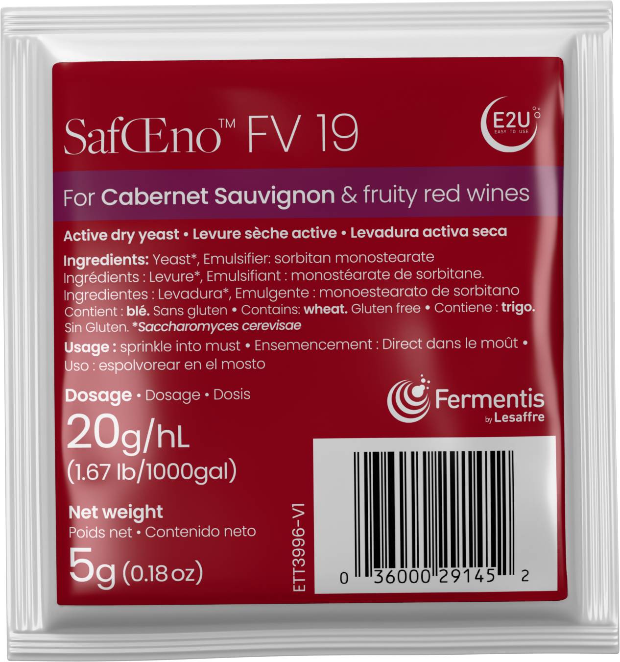 Fermentis SafOeno FV 19, 5 g