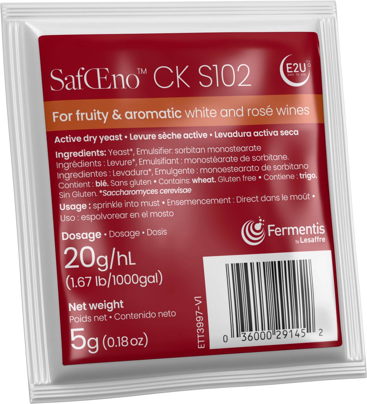 Fermentis SafOeno CK S102, 5 g - 2