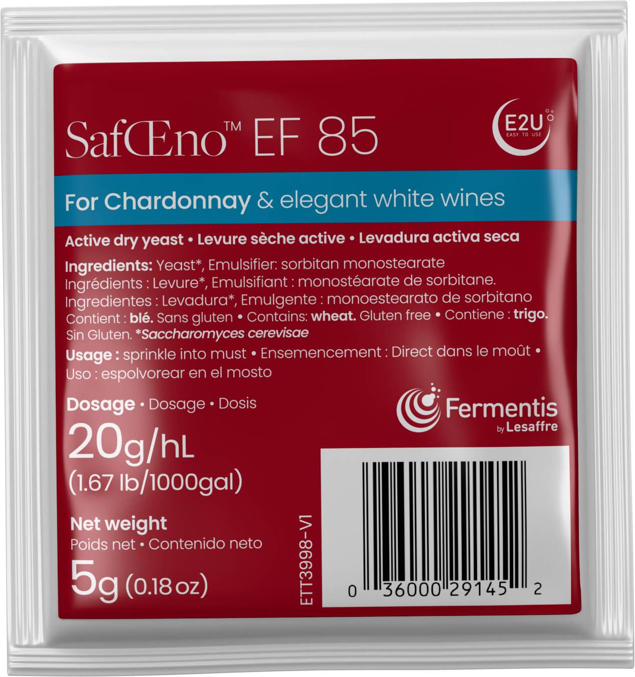 Fermentis SafOeno EF 85, 5 g