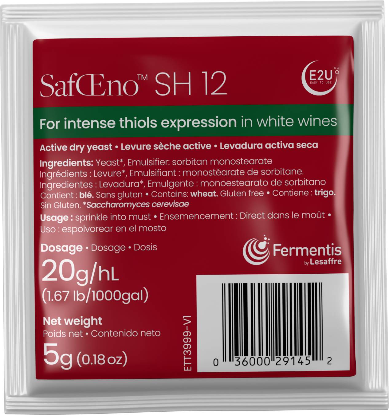 Fermentis SafOeno SH 12, 5 g