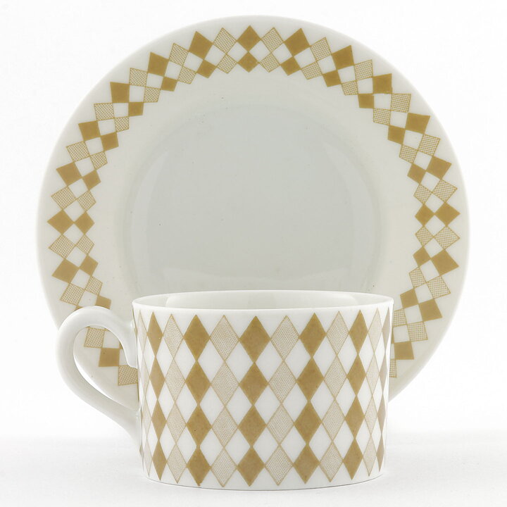  Raija Uosikkinen (Pajazzo 1954) Coffee Cup with Brown Harlequin Decor 9 cm  [Sample Images]