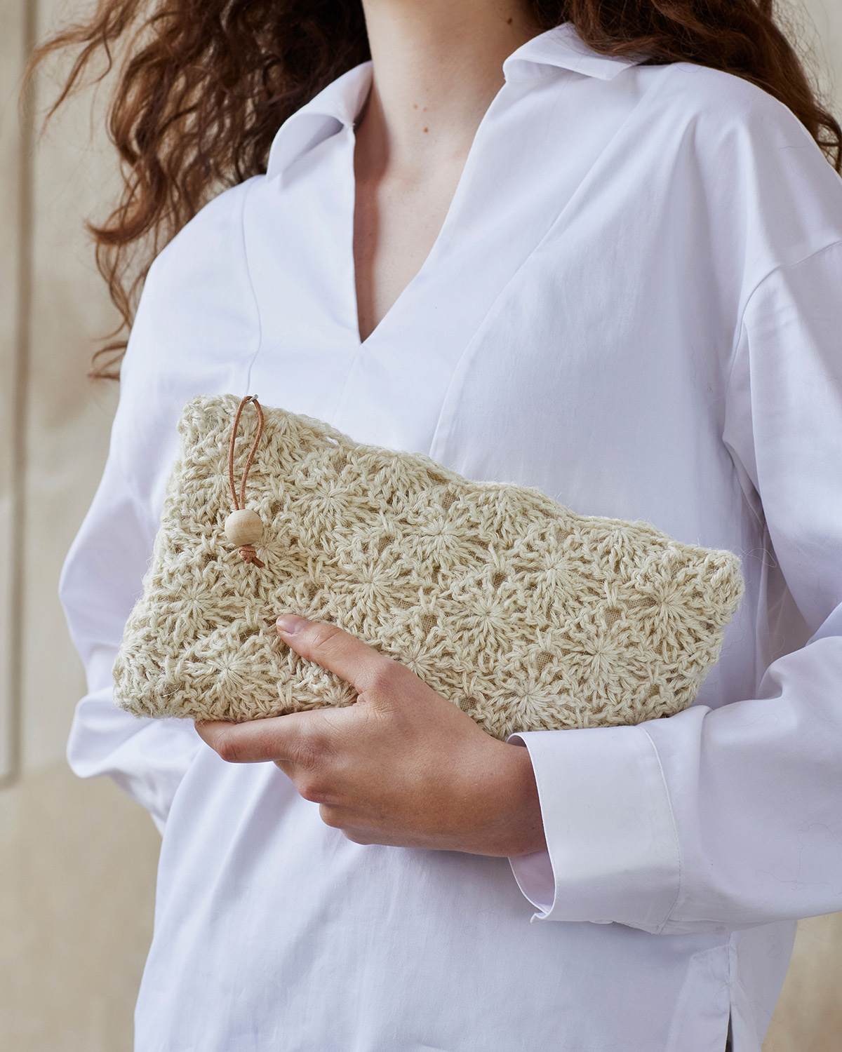 Virkad Clutch i Julie by Permin 897101