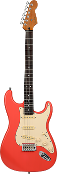Patina Guitars PS-3 Fiesta Red