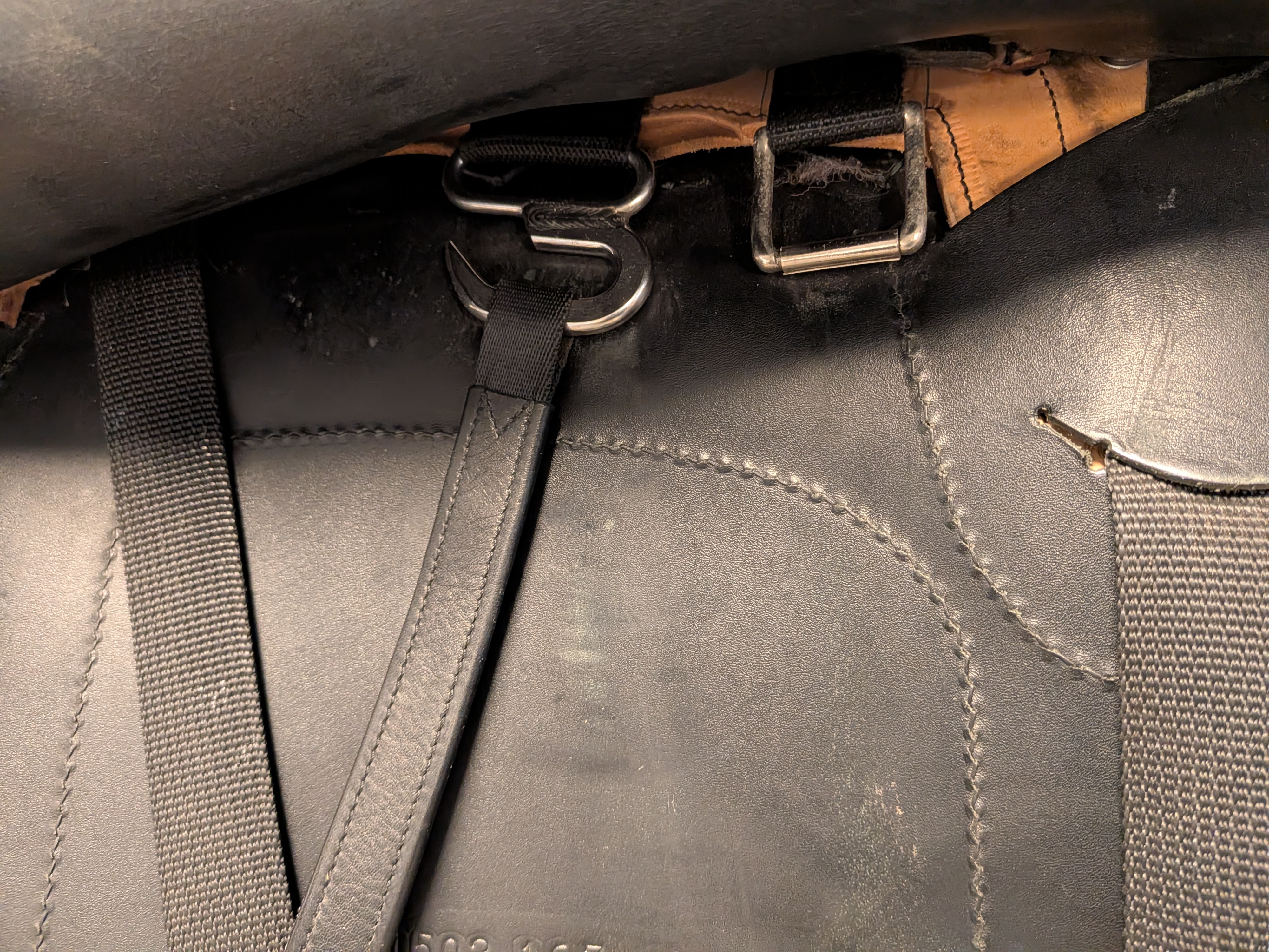 2073. Used - Bent Branderup by Stubben saddle - 6