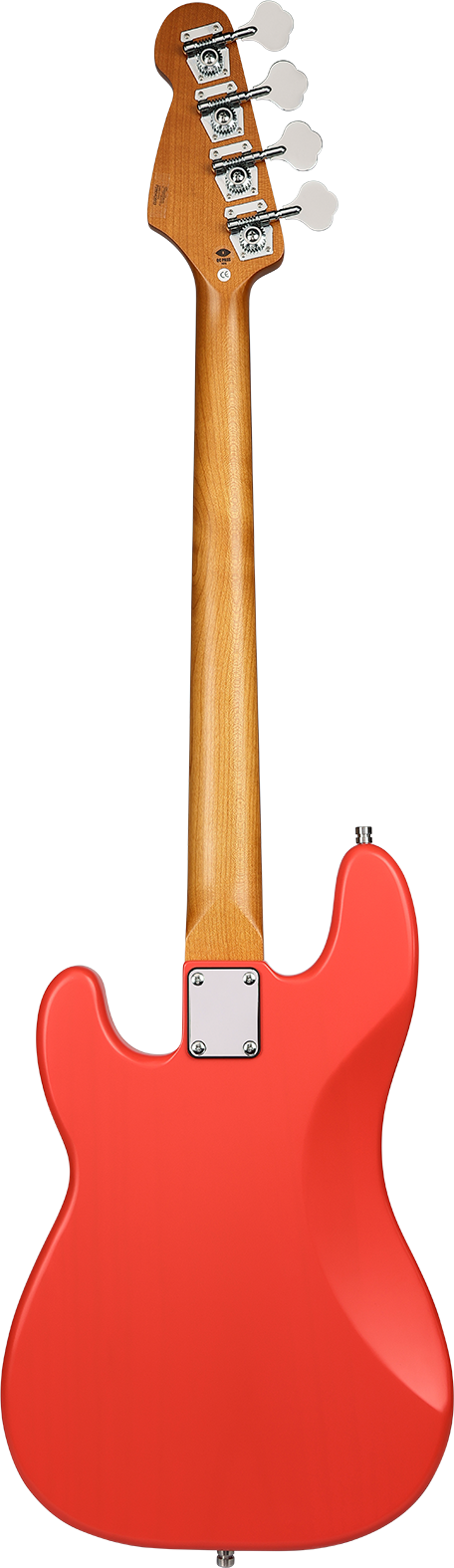 Patina Guitars PPB-3 Bass Fiesta Red - 2