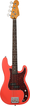 Patina Guitars PPB-3 Bass Fiesta Red