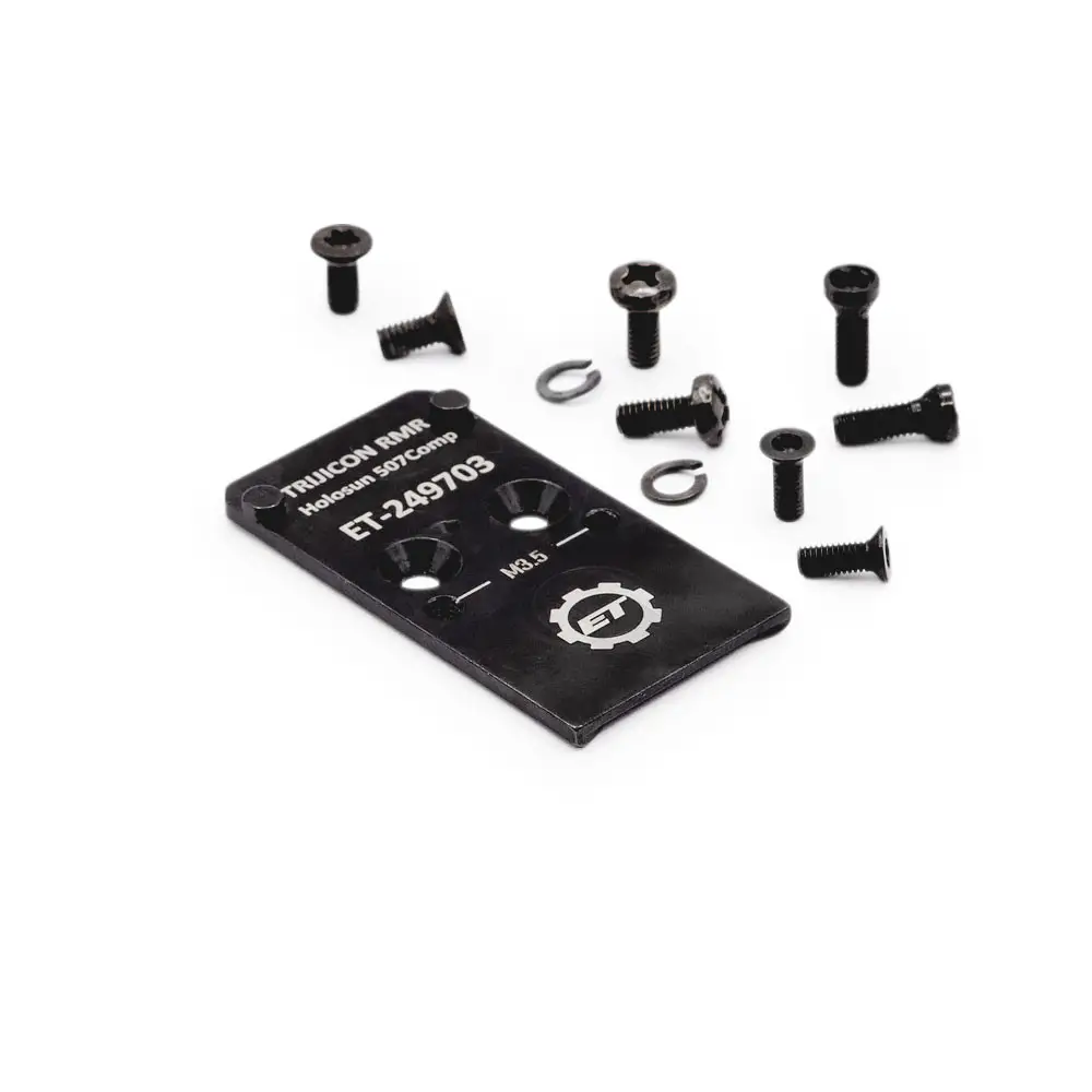 Eemann Tech WALTHER PDP OR Plate Mount for Trijicon RMR / SRO / Holosun 507COMP