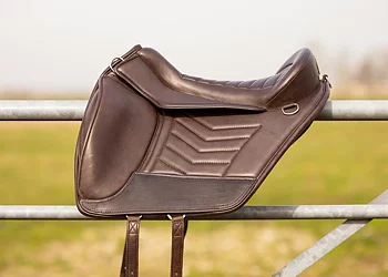 EDIX® Fusion Baroque barbackasadel, läder, brun