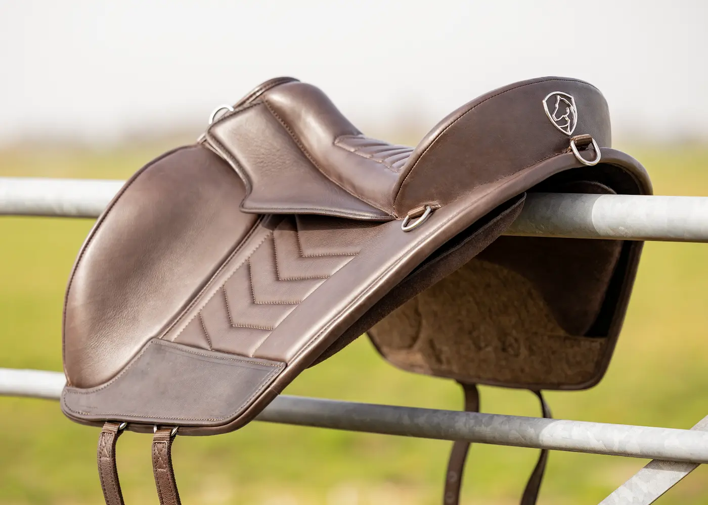 EDIX®  Baroque bareback saddle, leather, brown - 9