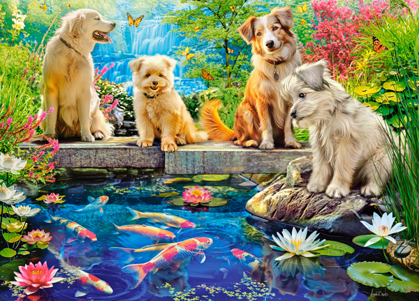 Koi Pond, 120-bitarspussel (B-13661 )