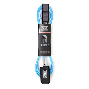 Ocean & Earth Sunset Moulded Leash 8" Blue