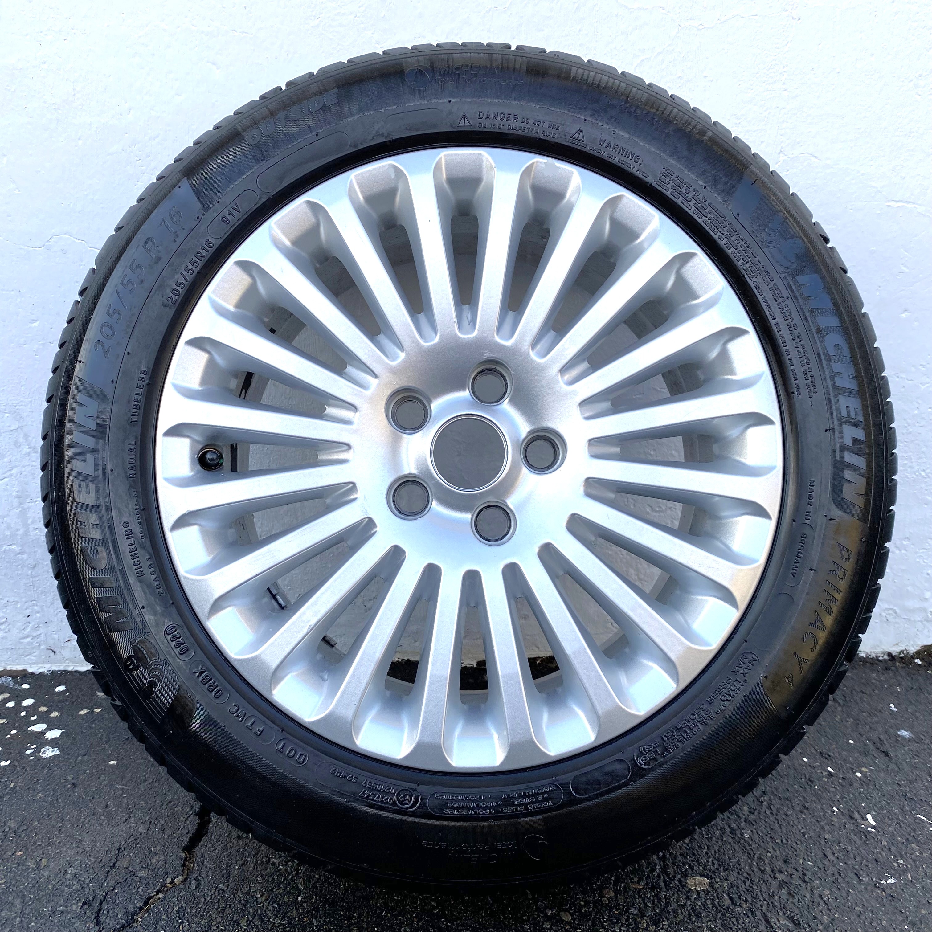 Kompletta Sommarhjul | 16" FORD | 5x108 7x16 ET50 63.4 + 205/55 R16 91V Michelin Primacy 4 | V02-2020 | 5.6mm | 5.6m | 5.2mm | 5.2mm  - 10