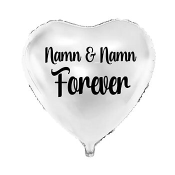 Ballong med valfria namn  - "Forever"