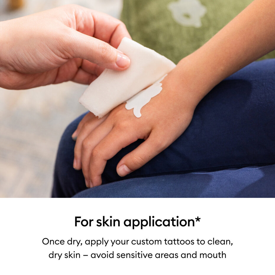 Temporary Tattoo Sheets, skrivbara. 3st. Cricut - 3