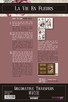 Rosé 8x12 Inch Decor Transfers (3ark),  20.32 × 30.48 cm, Transfers, Papers For You