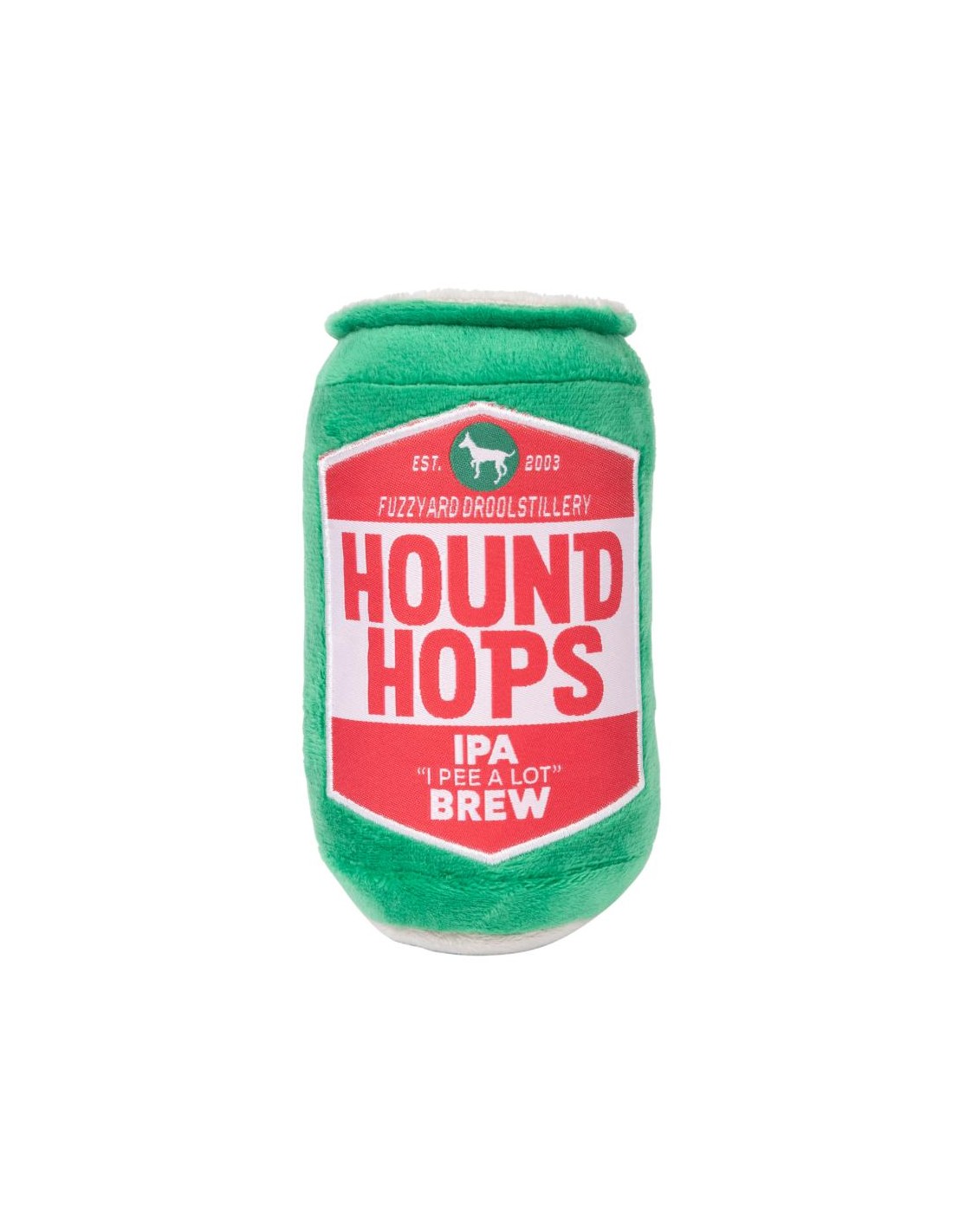 FuzzYard Hundleksak Ölburk Hound Hops 7x7x15cm Grön