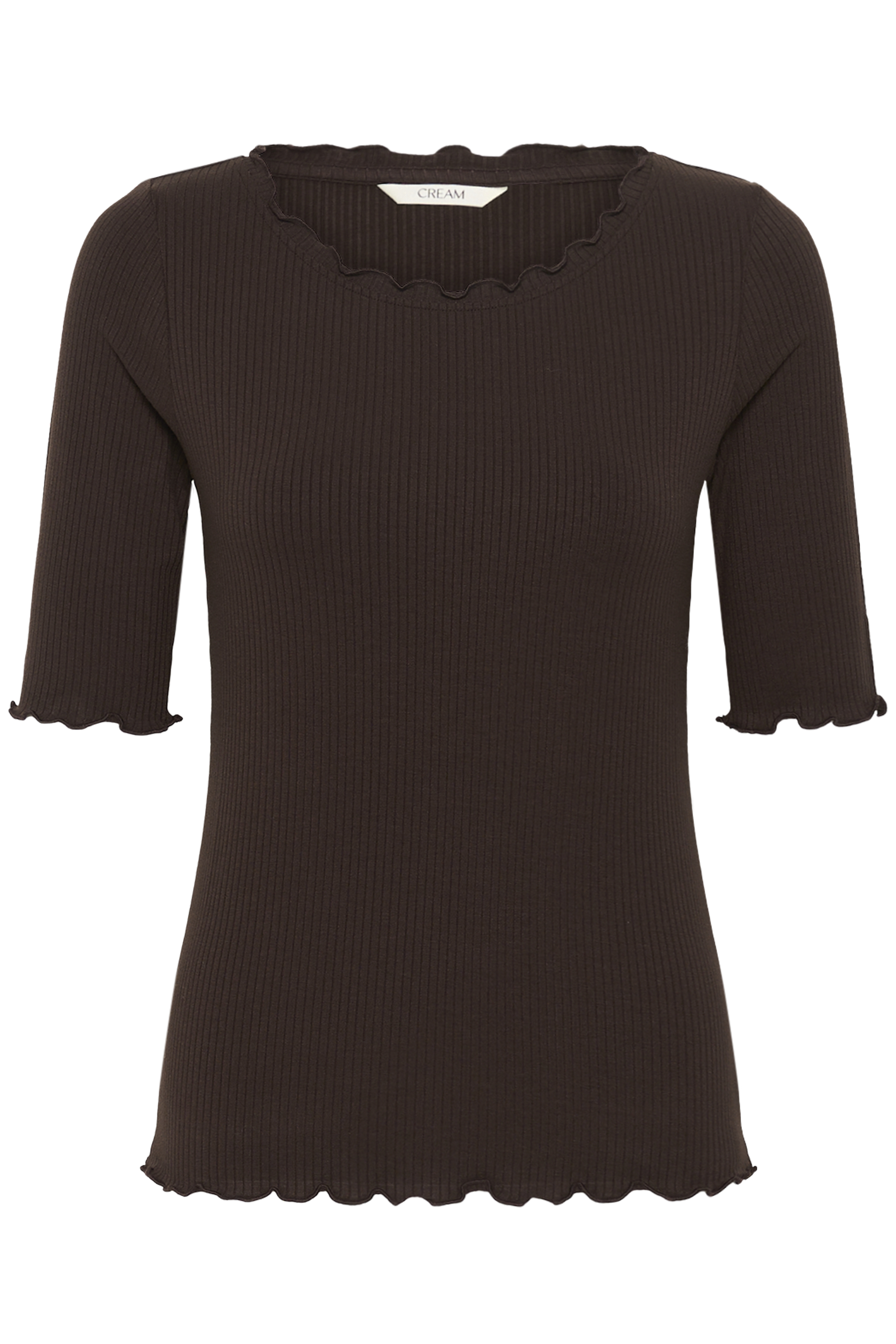 Cream Ribba  Tshirt Brun