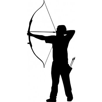  Arctec Archery Sticker Barebow Male Silver 