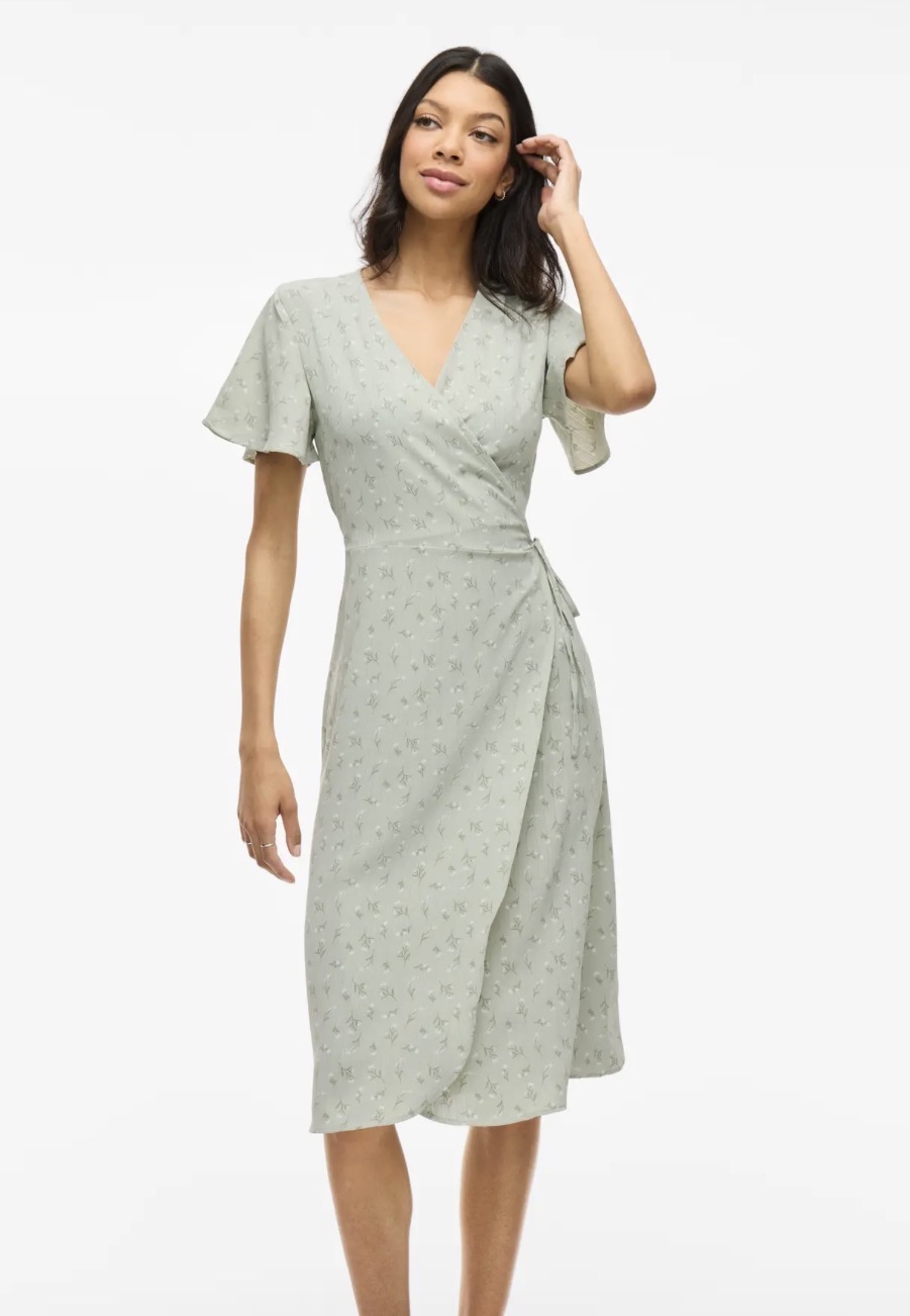 Vila Lovie Dress ss Wrap 