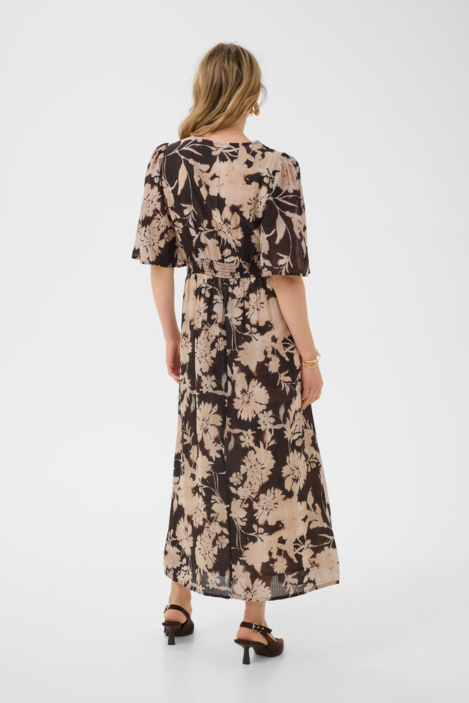 Cream Hailey Long Dress Hailey Print Java - 4