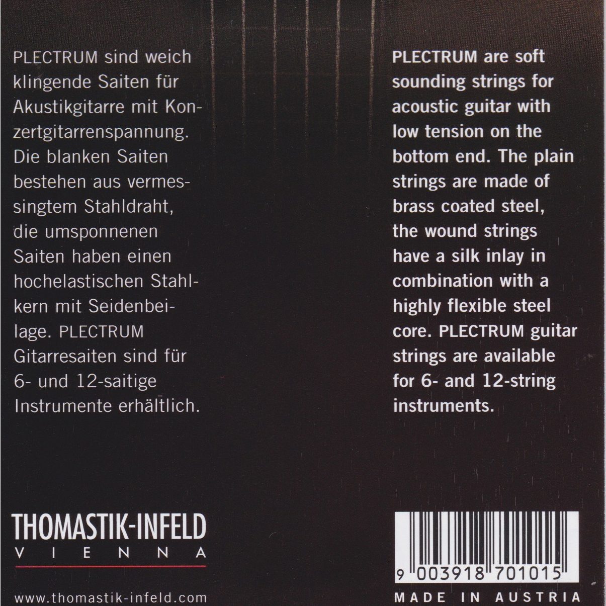 Thomastik-Infeld AC113 Plectrum Akustiske Gitarstrenger 013-061 - 2