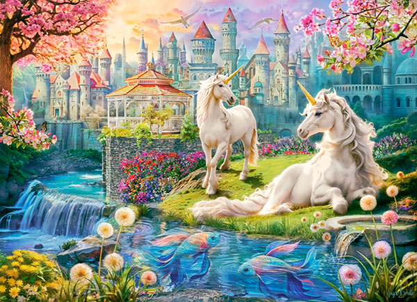 Reign Of The Unicorn, puslespil med 100 brikker (B-111367)