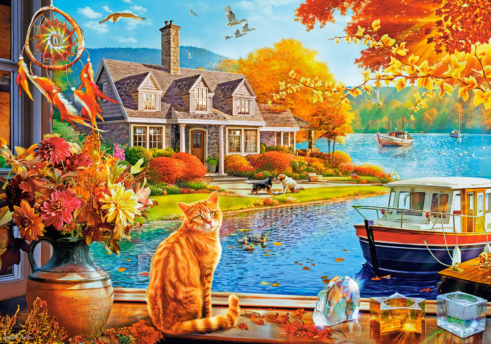 Crisp Fall View, 500-bitarspussel (B-54312)
