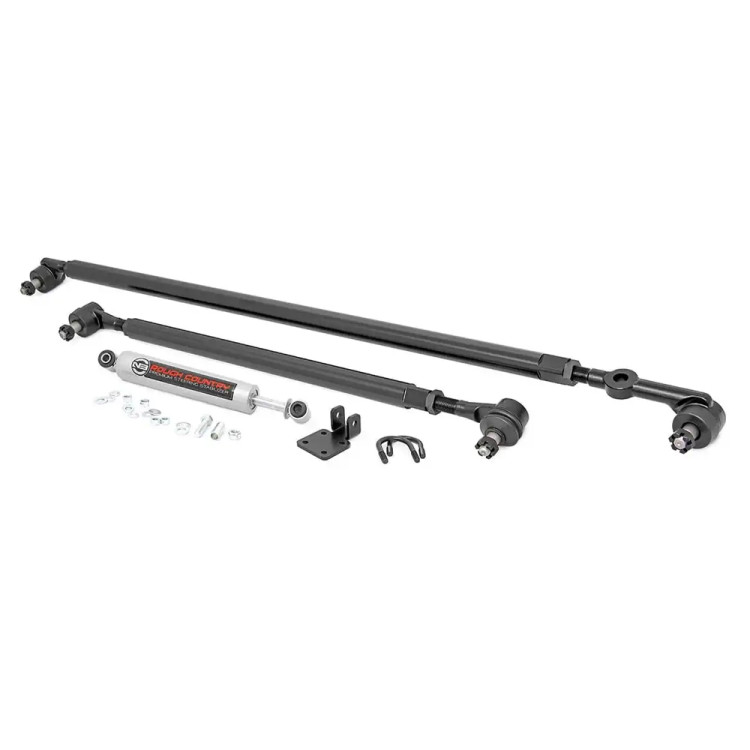 Rough Country HD Steering Upgrade Kit with Stabilizer - Jeep TJ