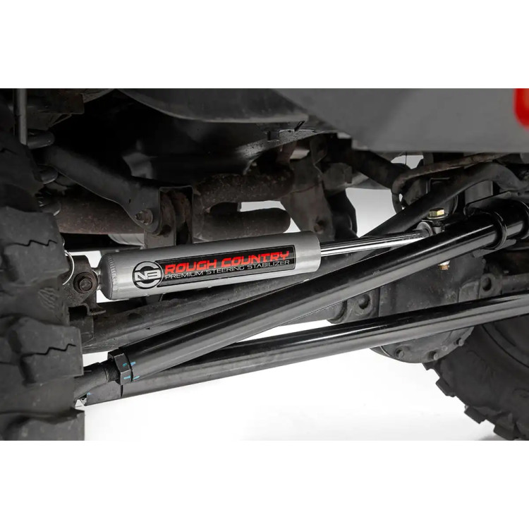 Rough Country HD Steering Upgrade Kit with Stabilizer - Jeep TJ - 2