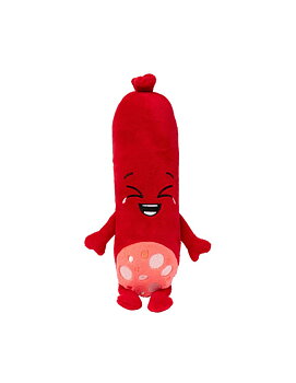 FuzzYard Hundleksak Meat Head Peper Toni 7x6x26cm Röd