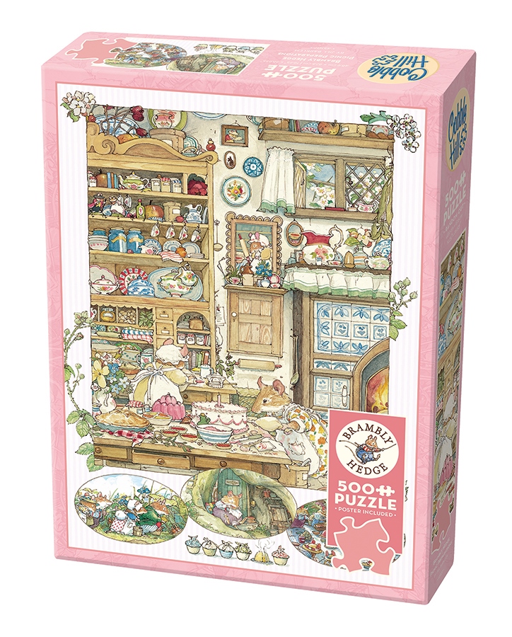 Brambly Hedge Picnic Preparations : Pussel 500 bitar