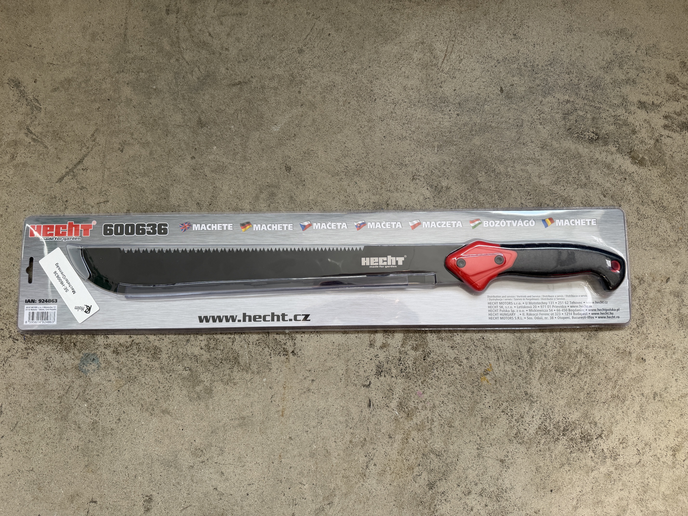 Machete/handsåg, 63 cm.