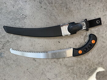 Grensåg  handmodell med hölster