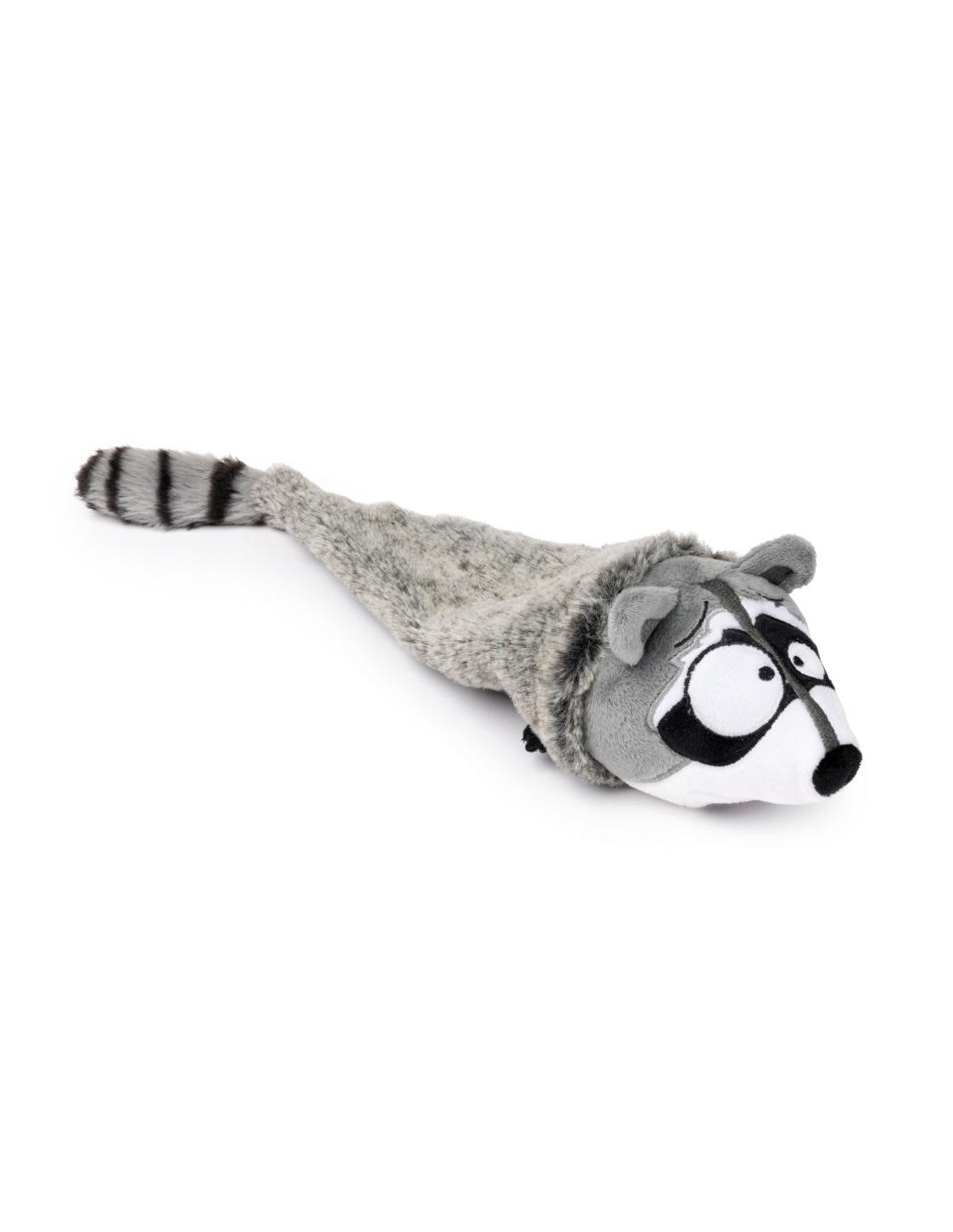 FuzzYard Hundleksak The Yeetz Run Along Racoon 14x8x35cm Grå/Vit/Svart - 2