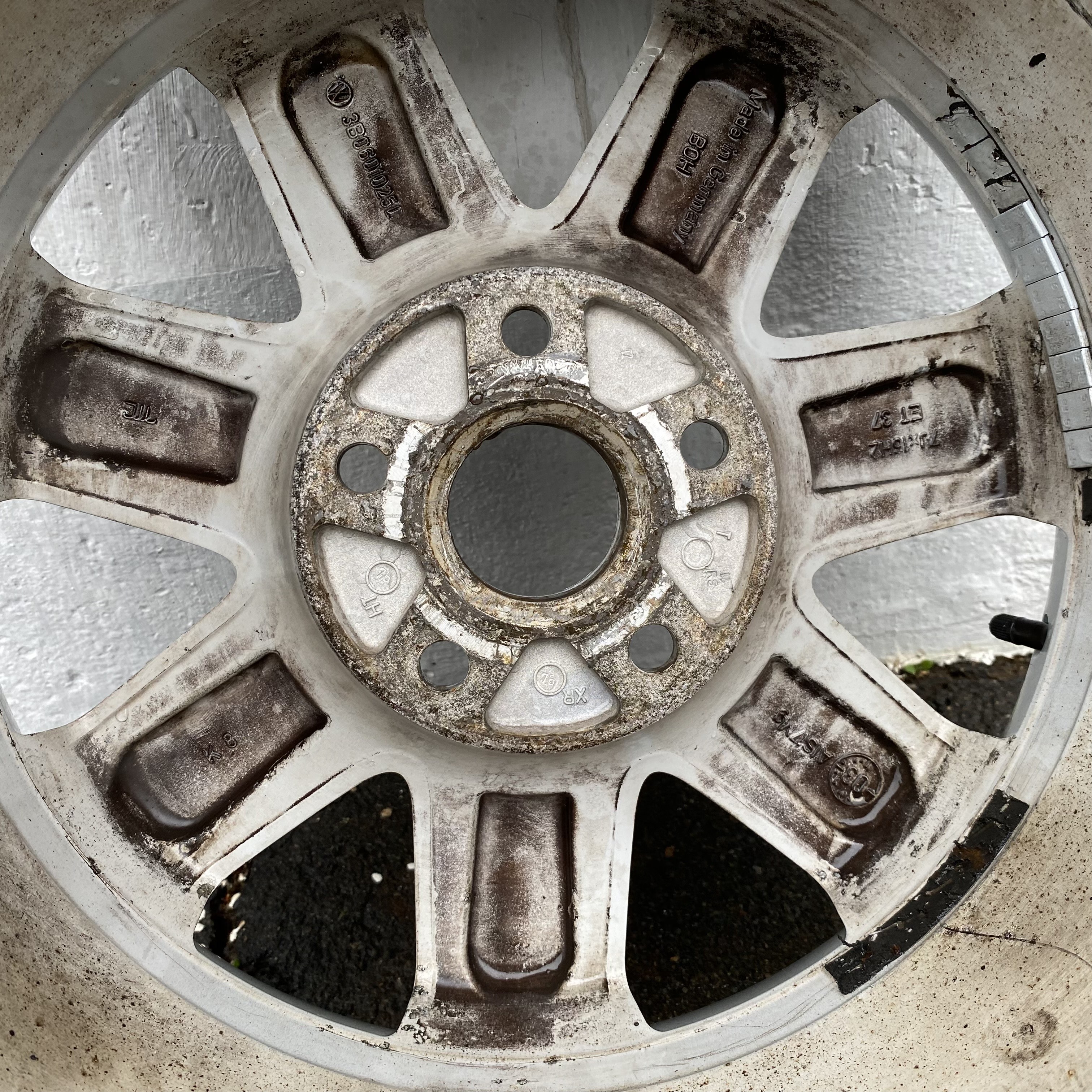 Kompletta Sommarhjul | 16" VW Passat 7 Spoke 3B0601025L | 5x112 7x16 ET37 57.1 + 205/55 R16 91V Michelin Energy Saver | V48-2012 | 4.3mm | 4.3m | 3.2mm | 3.2mm  - 7