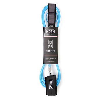 Ocean & Earth Sunset Moulded Leash 9" Blue