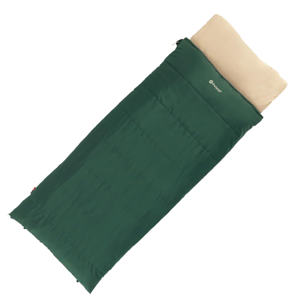 Outwell  Contour Prime Green „R“ | Schlafsack | Frühling, Sommer, Herbst