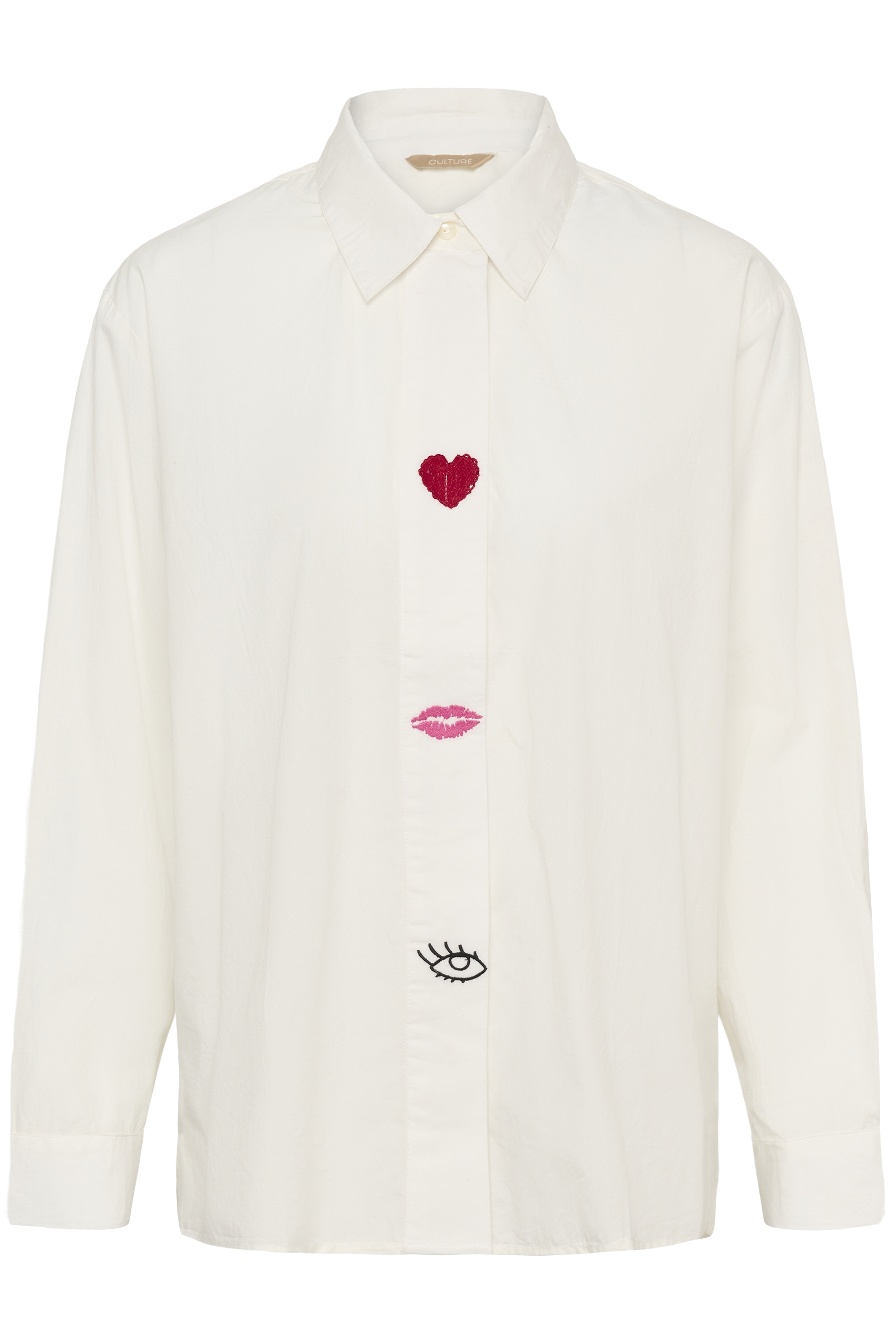 CUodette Shirt Spring Gardenia Vit skjorta med brodyr - 6